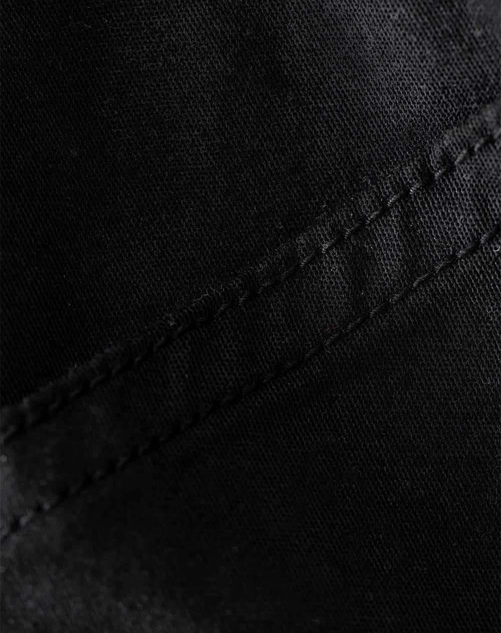 Pantalón cargo tiro medio algodón bolsillos negro mujer