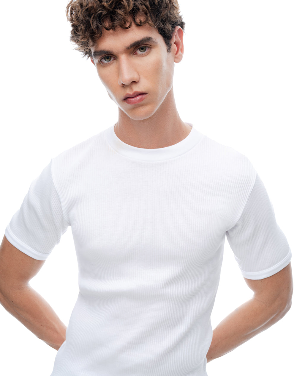 Camiseta ted manga corta blanca hombre