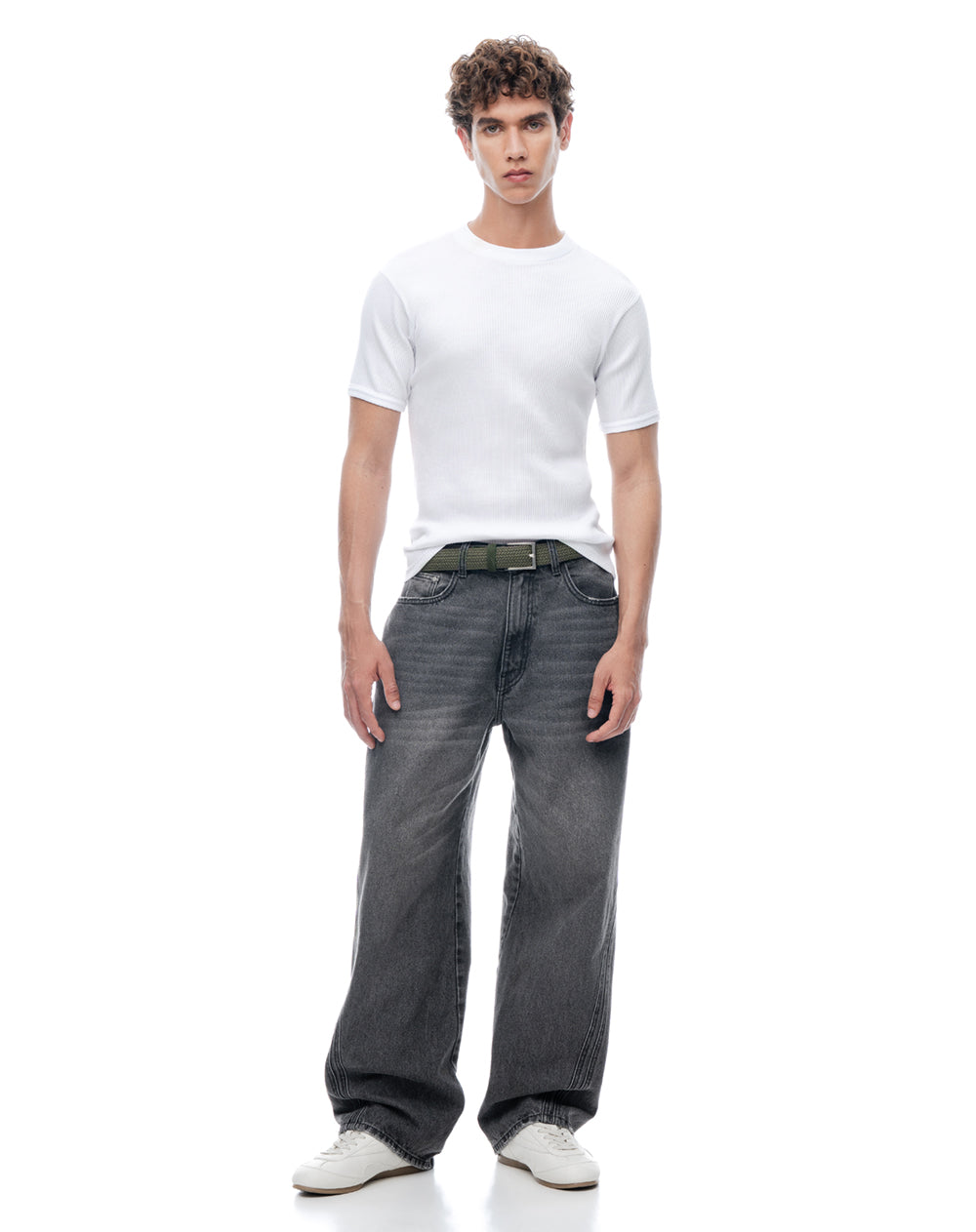 Camiseta ted manga corta blanca hombre