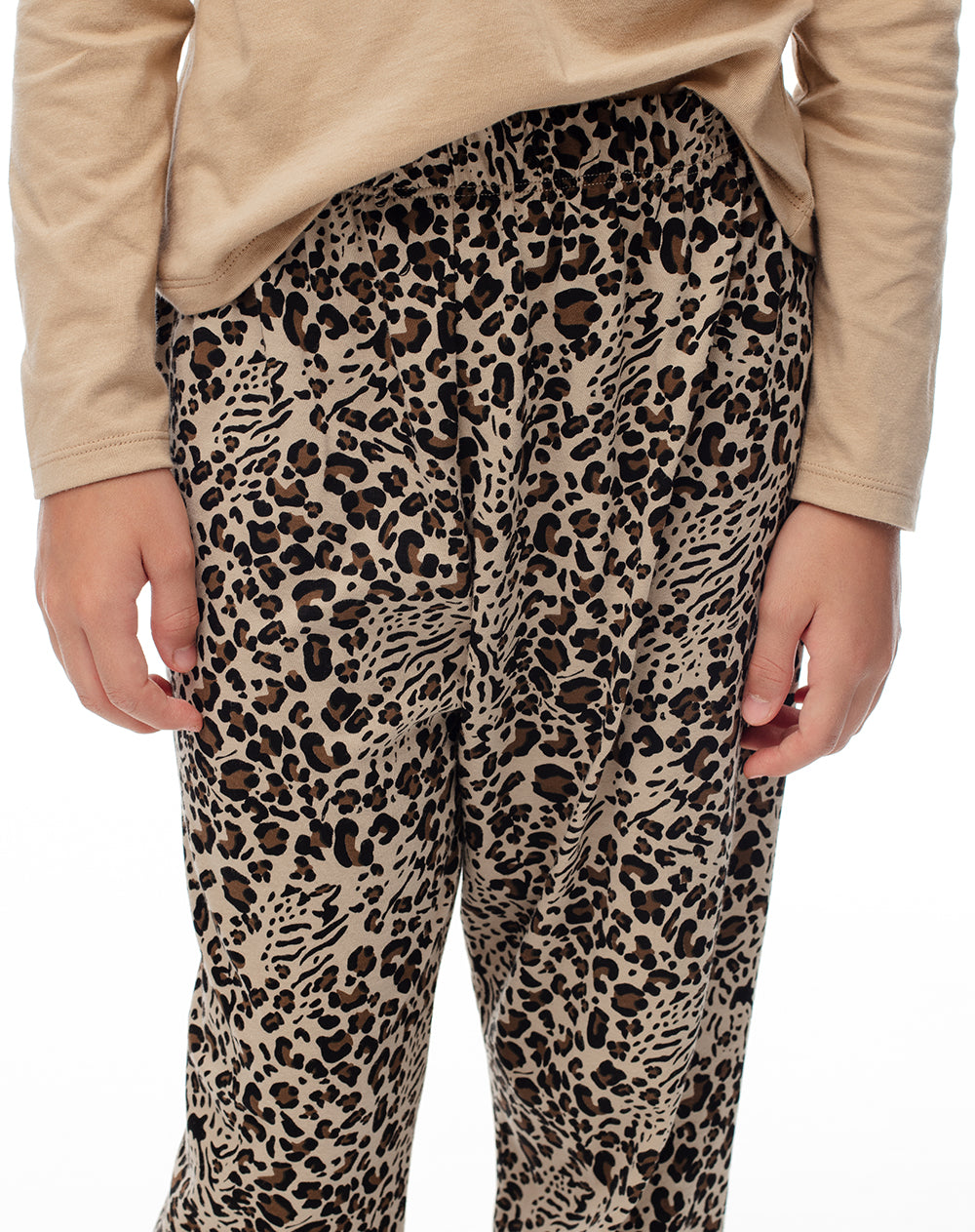 Camibuzo + pantalón de pijama niña algodón estampada