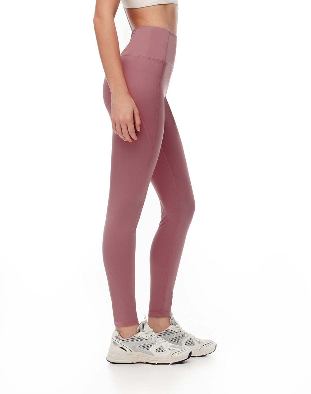 Legging tiro alto malva