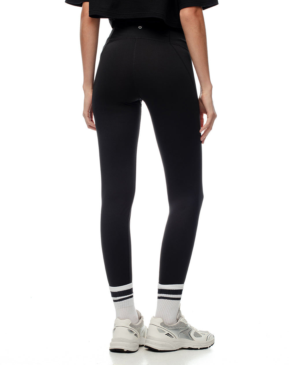 Legging deportivo secado rápido negro mujer