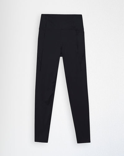 Legging deportivo secado rápido negro mujer