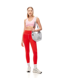 Legging deportivo secado rápido rojo mujer