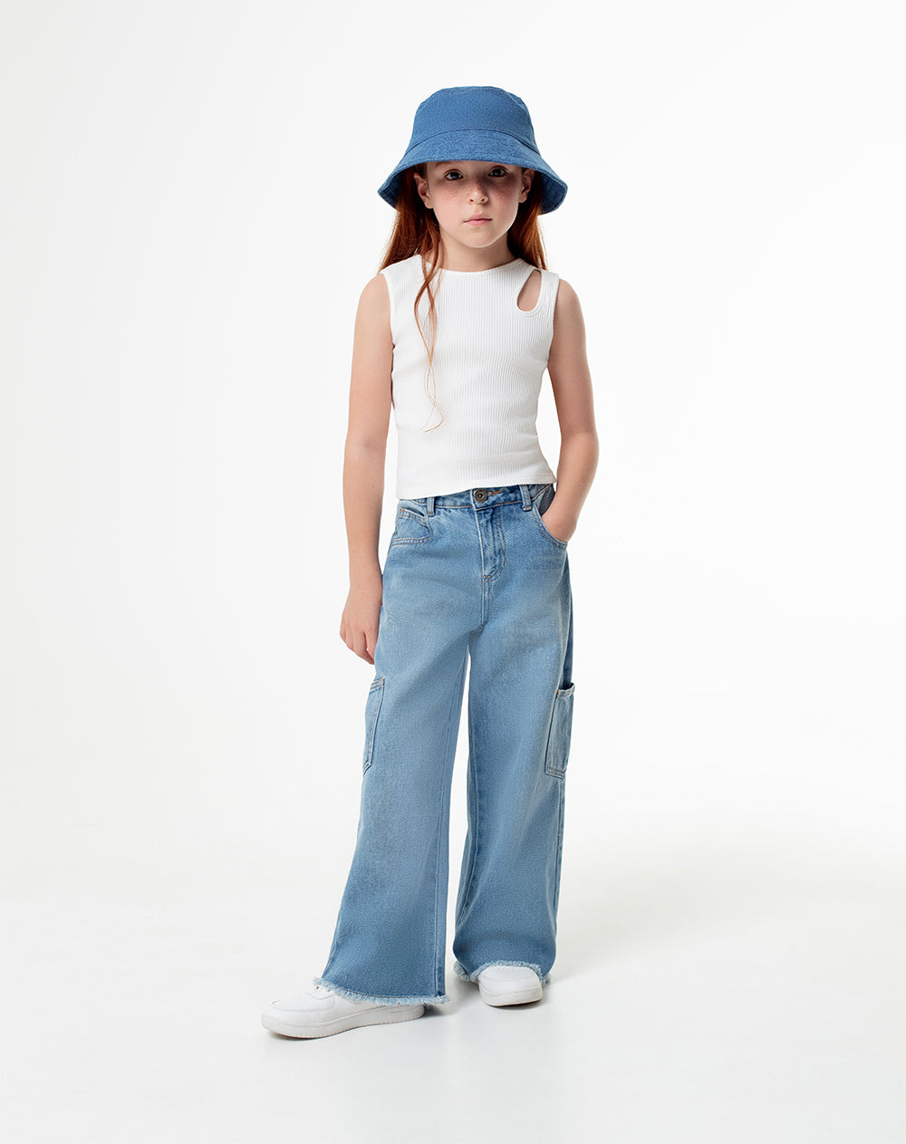 Camiseta Lopuz slim fit blanca