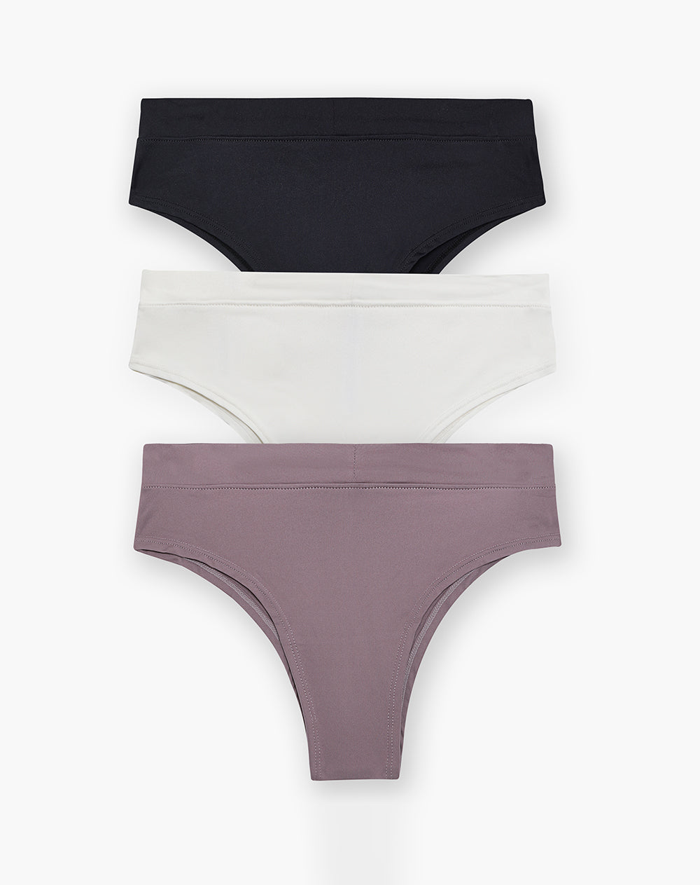 3 pantys clasico en punto tiro medio surtido