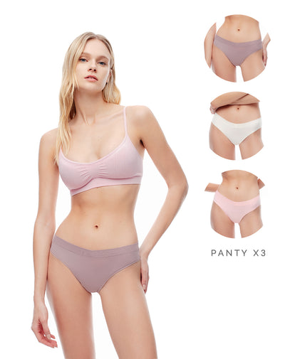 Panty clásico x3unds surtido