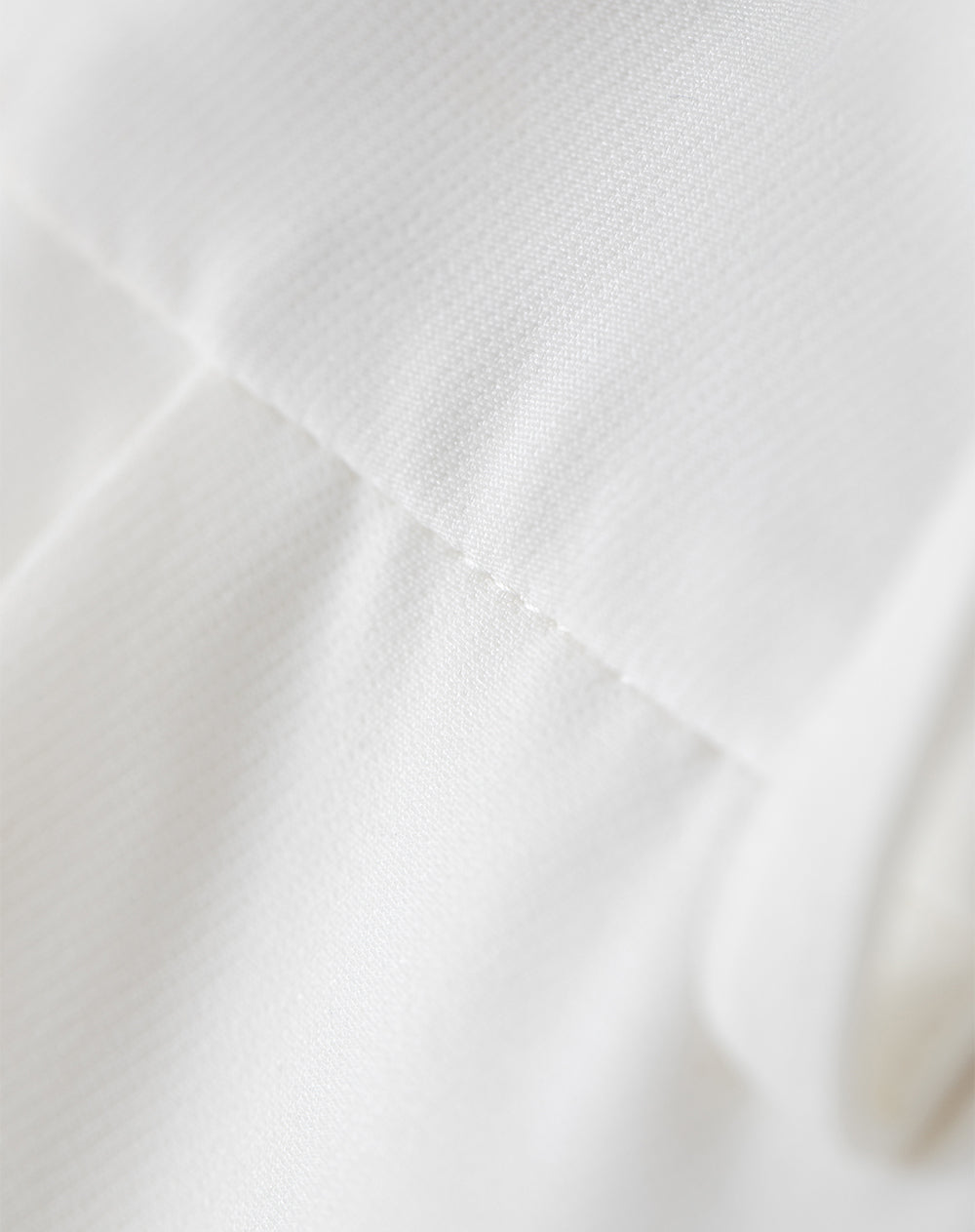 Pantalón regular fit tiro alto blanco