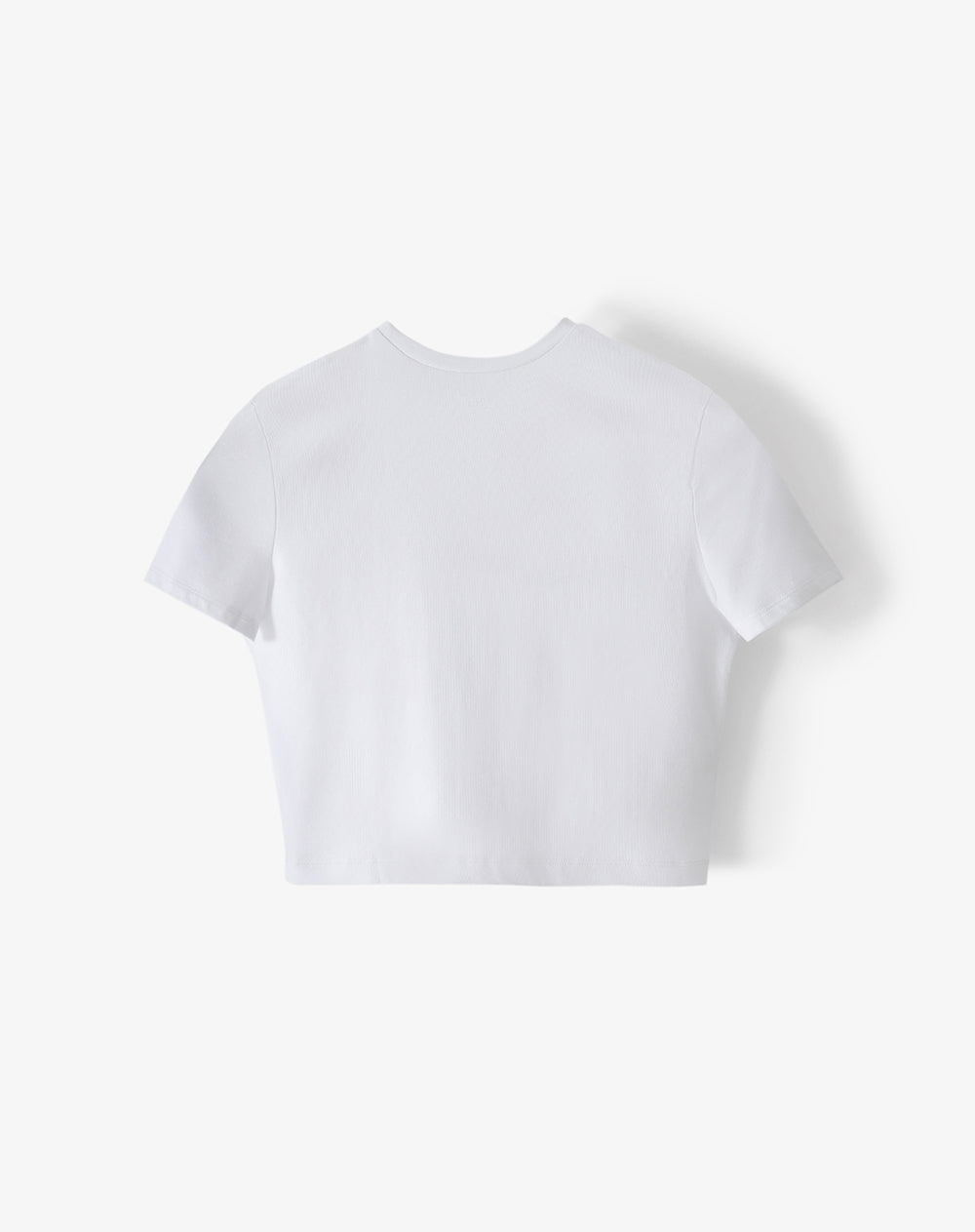 Camiseta crop Colombia blanca mujer