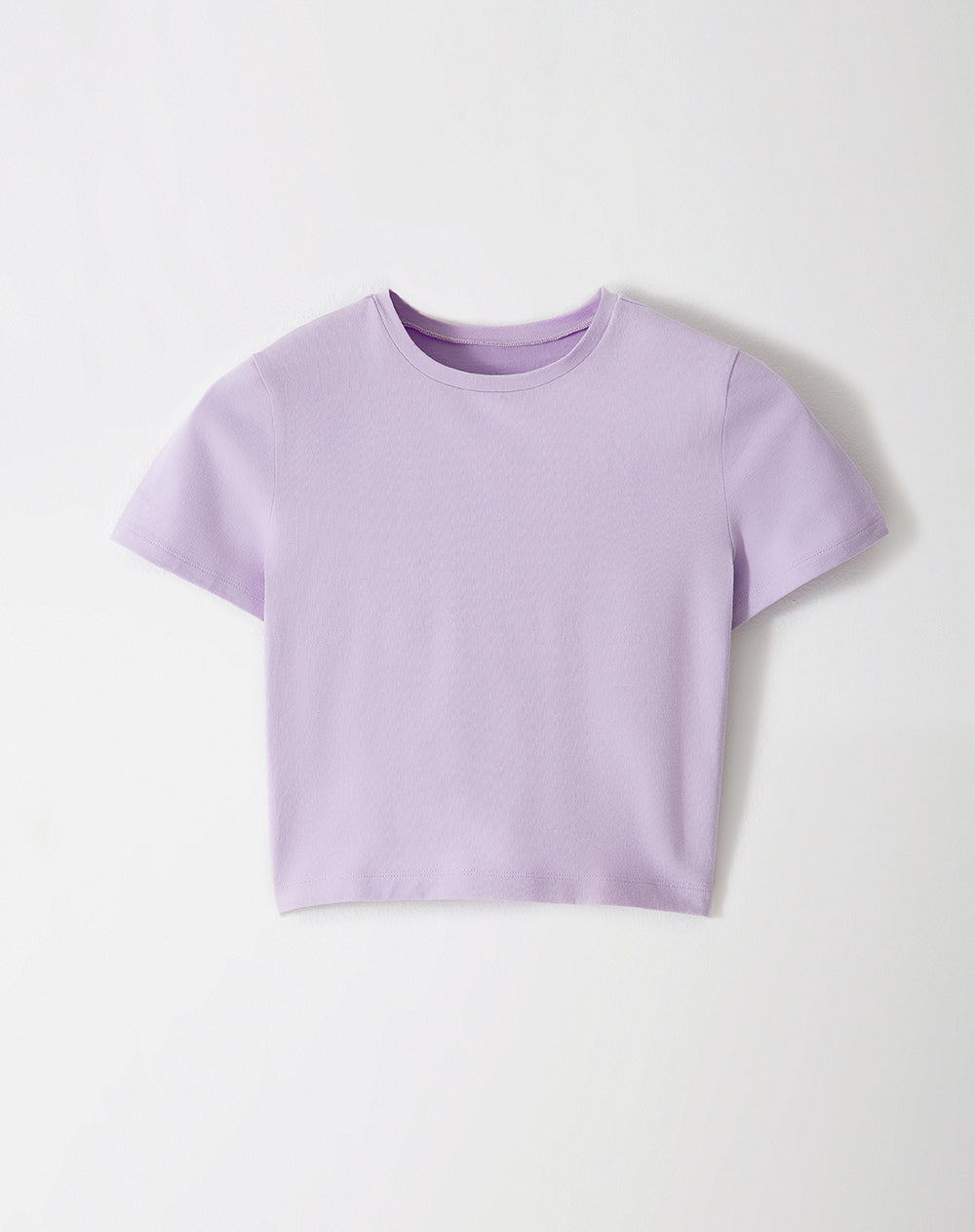 Camiseta Lovit slim fit manga corta lila