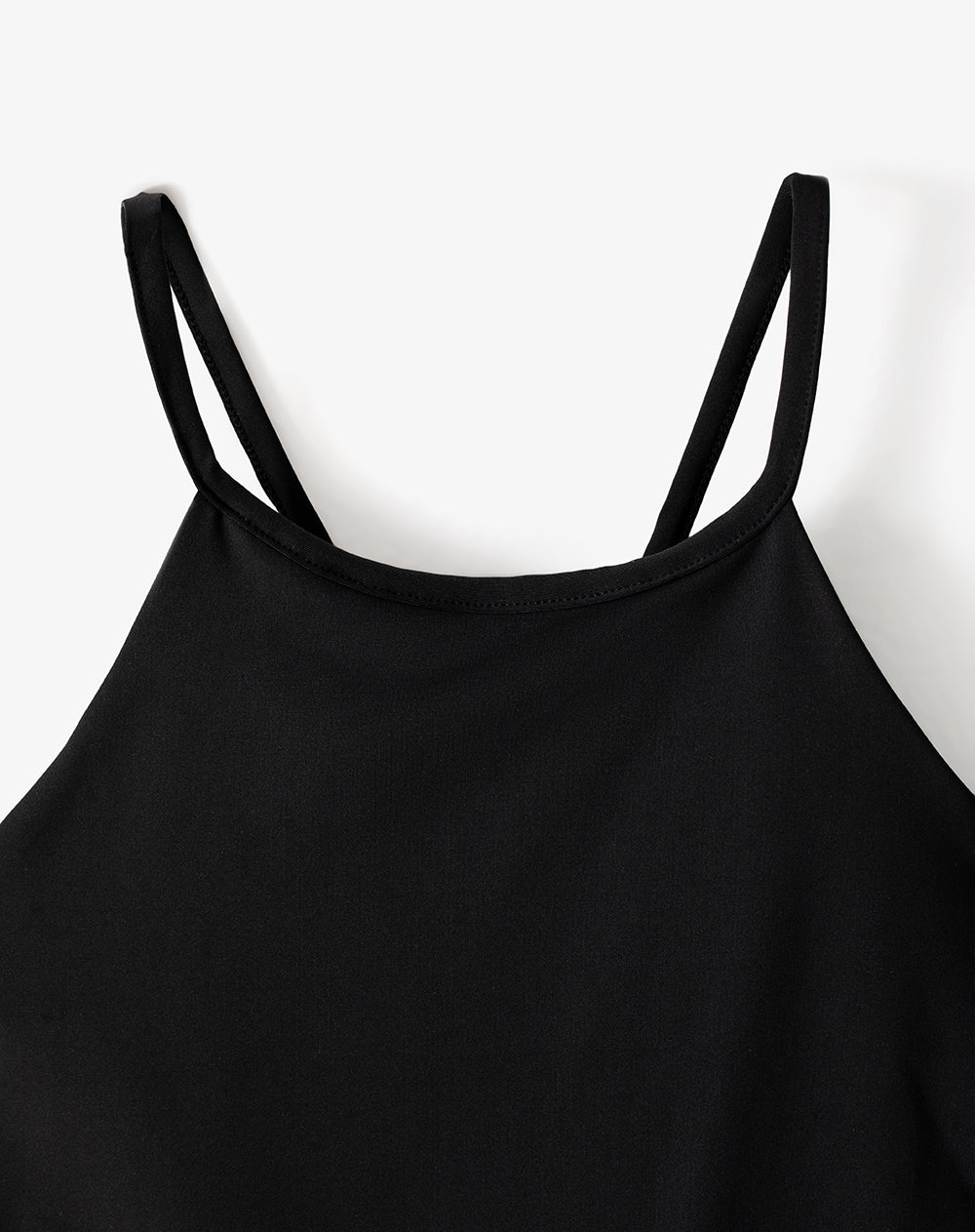 Camiseta esqueleto slim top interno negra mujer