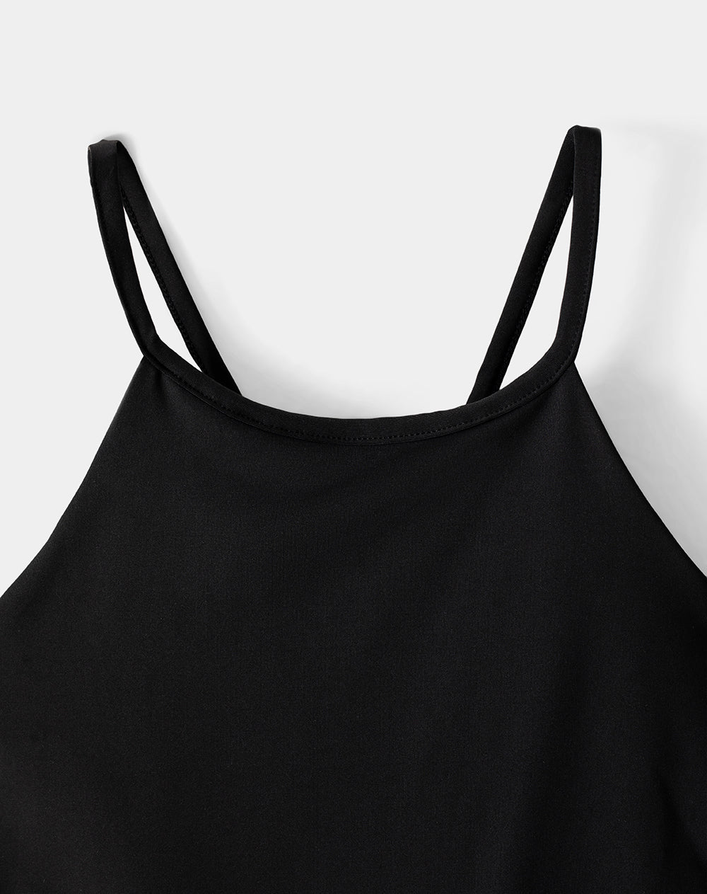 Camiseta esqueleto deportiva top interno negra mujer