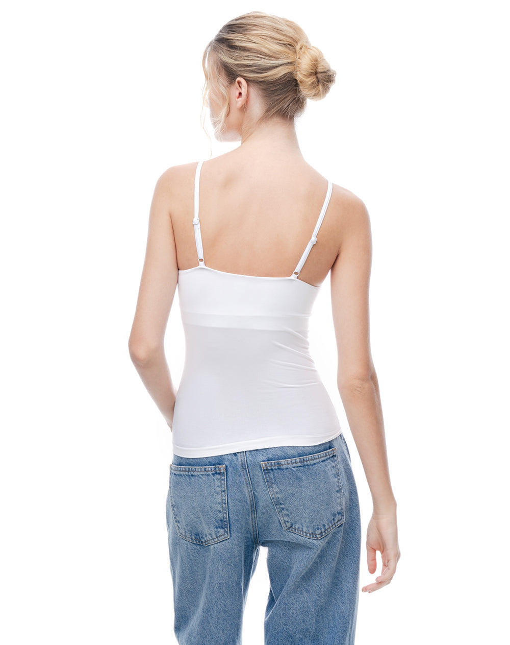 Camisilla slim seamless x2unds surtidas mujer