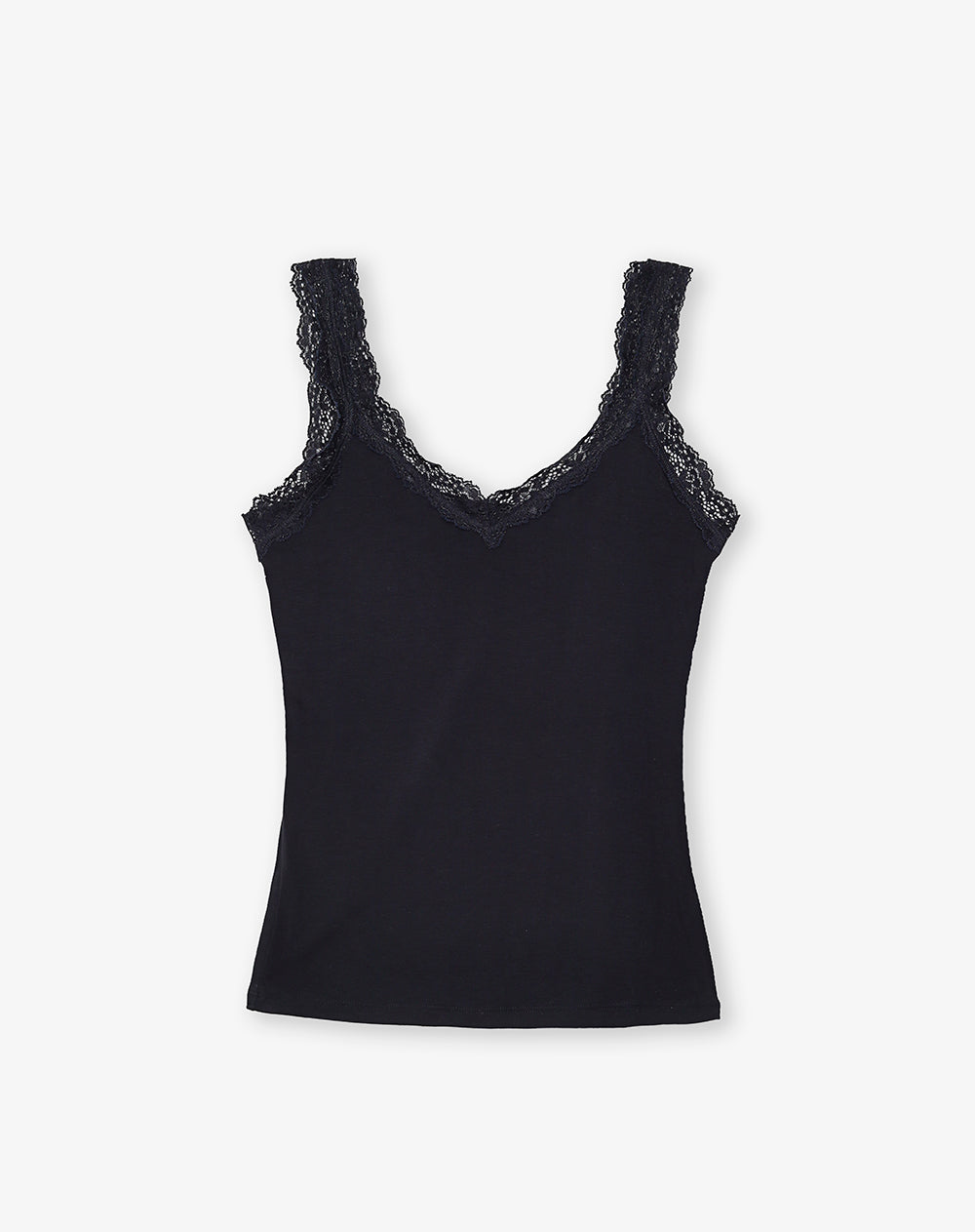 Camiseta manga sisa slim tejido de punto negra mujer