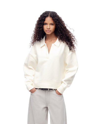 Buzo regular fit habano