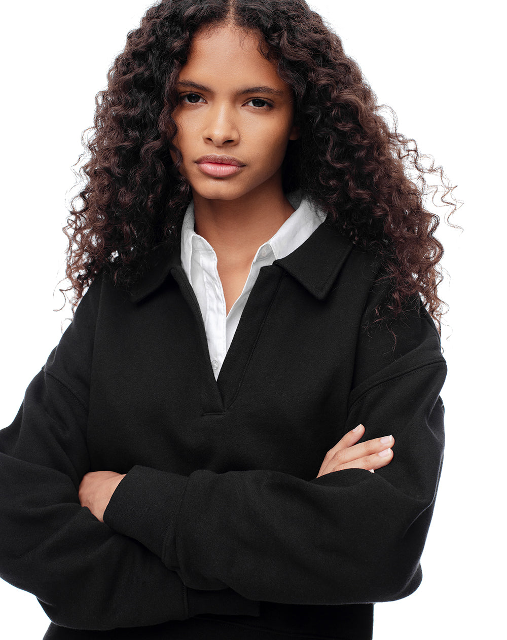 Buzo regular fit negro