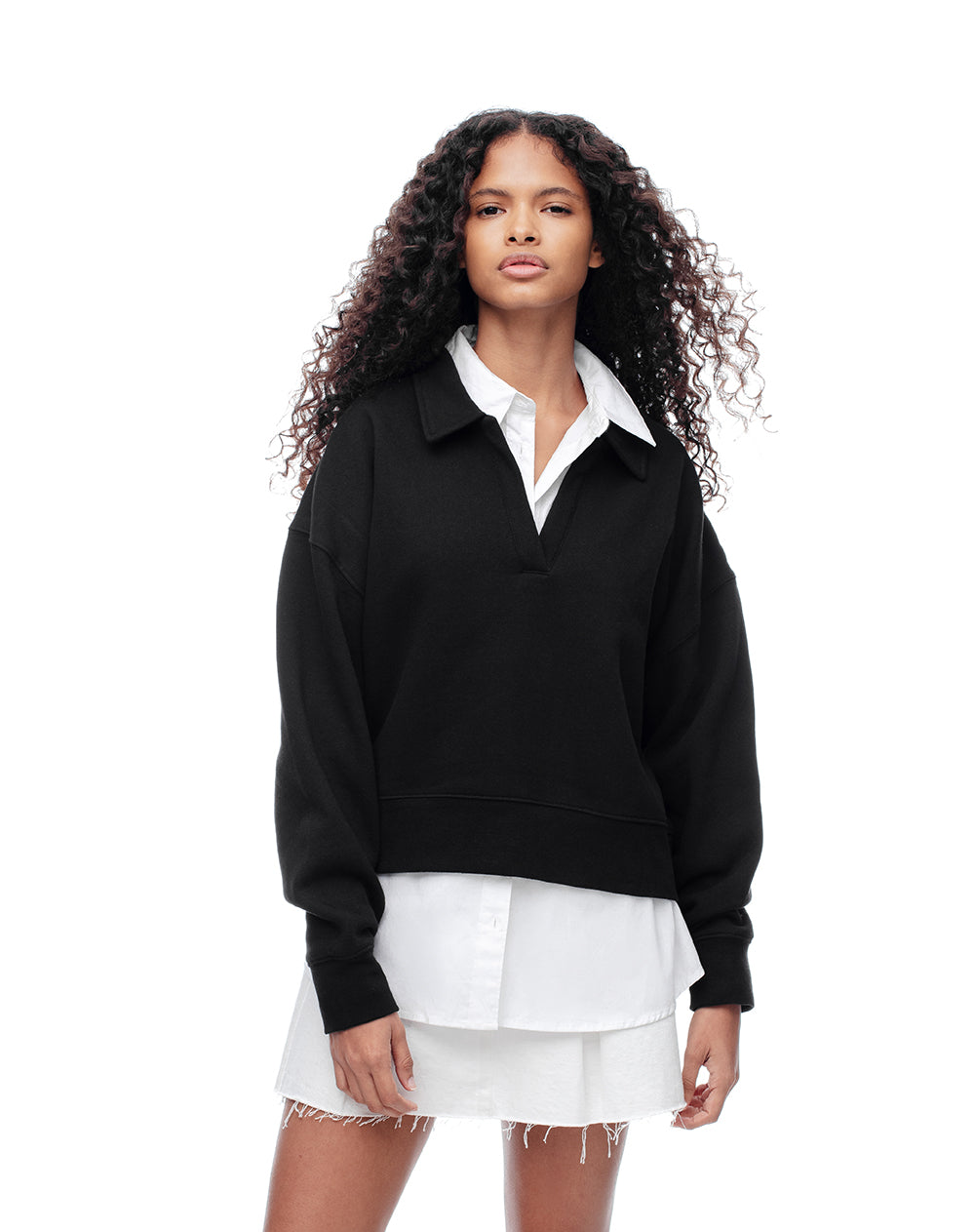 Buzo regular fit negro