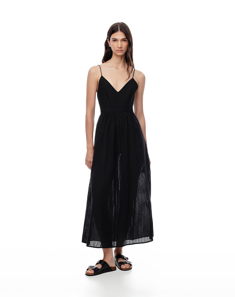 Vestido largo negro
