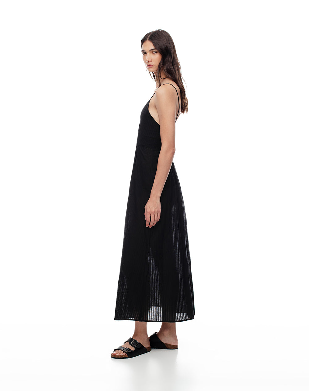 Vestido largo negro