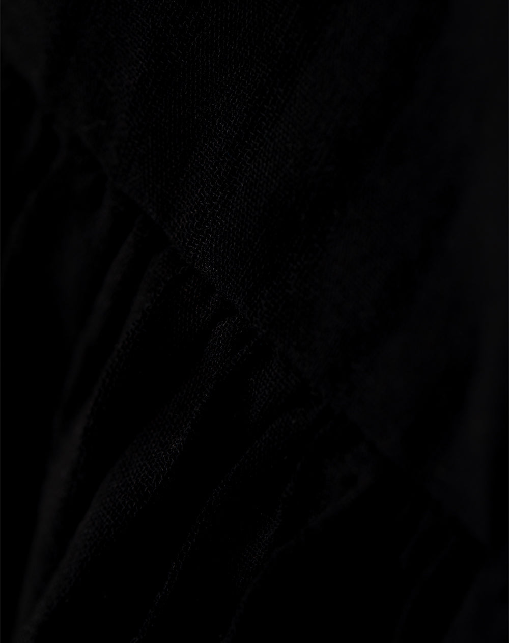 Vestido largo negro