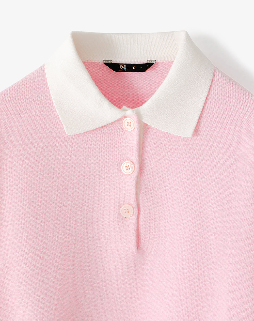 Buzo regular fit rosado