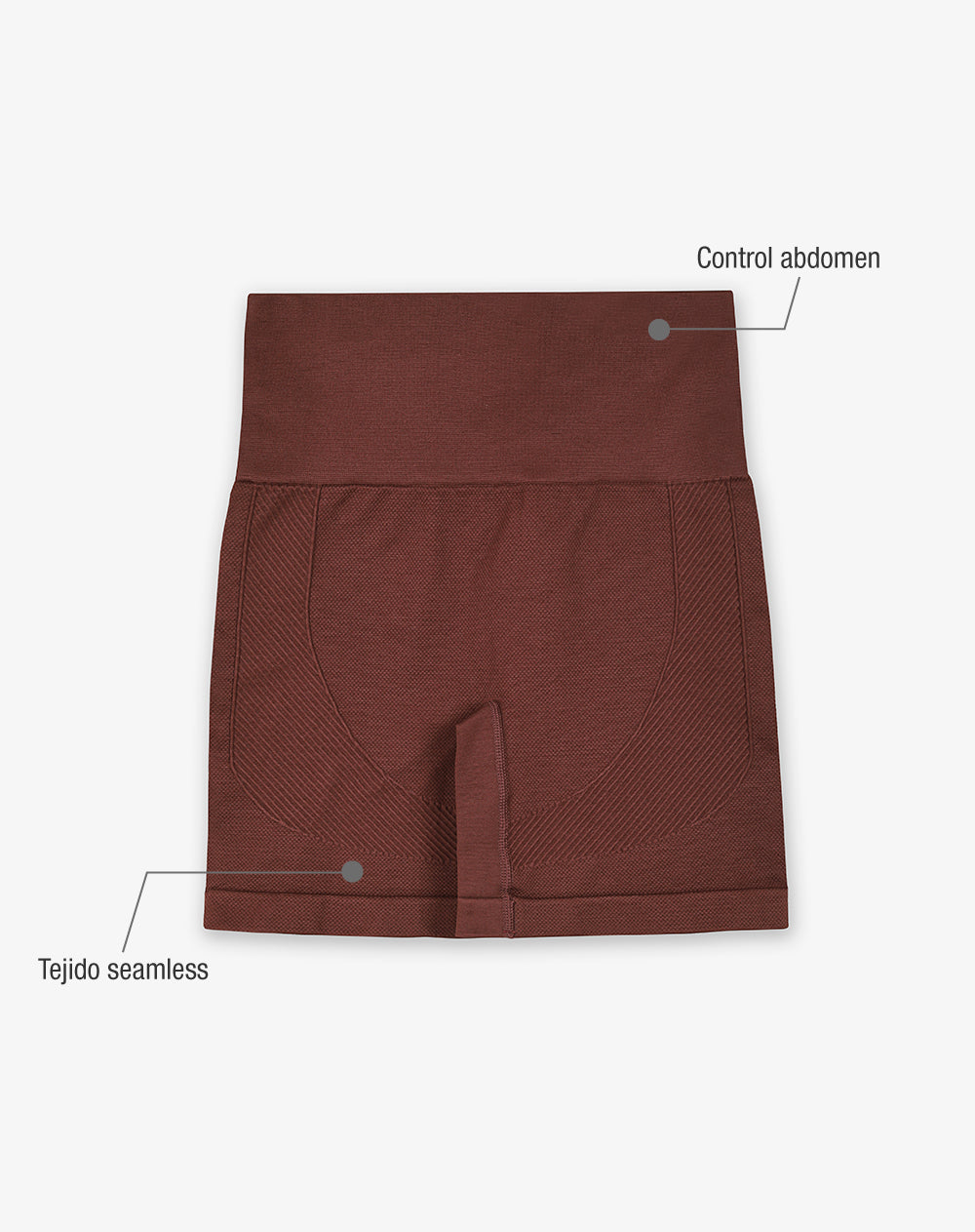 Biker deportivo seamless café mujer
