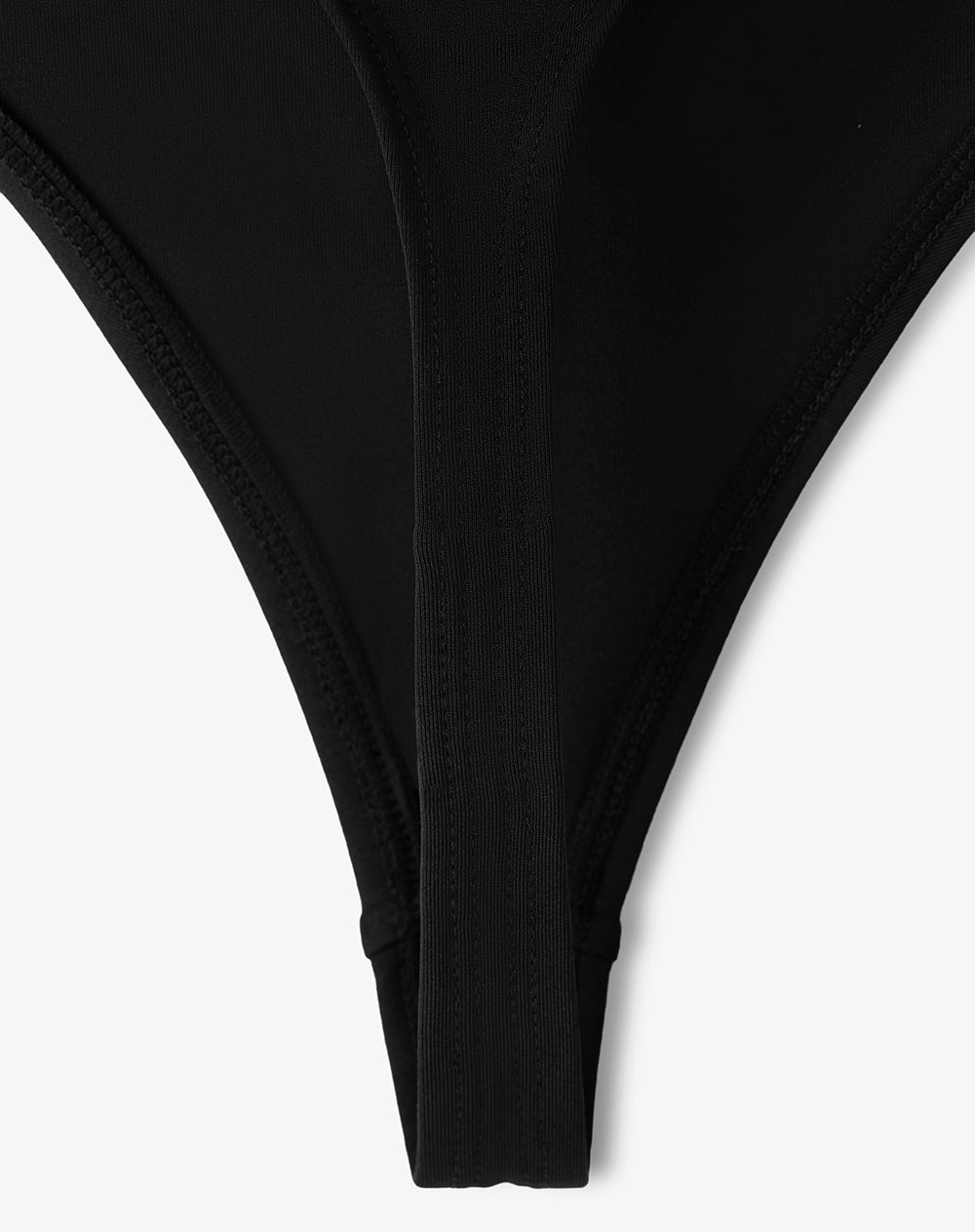 Body cuello redondo manga larga negro