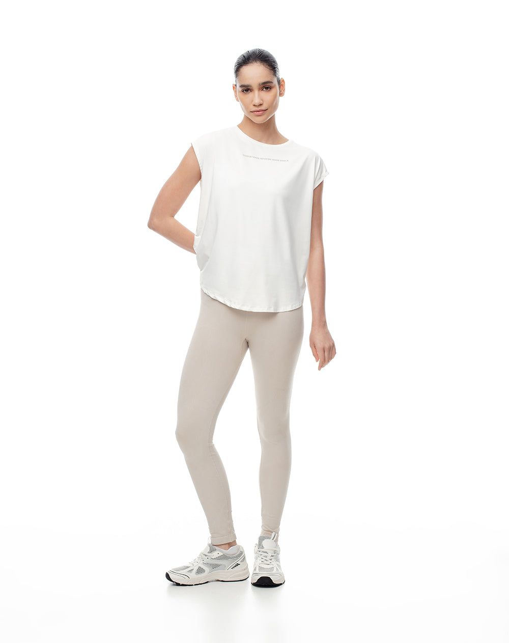 Camiseta Lozu regular fit blanca