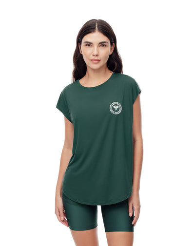 Camiseta regular fit verde