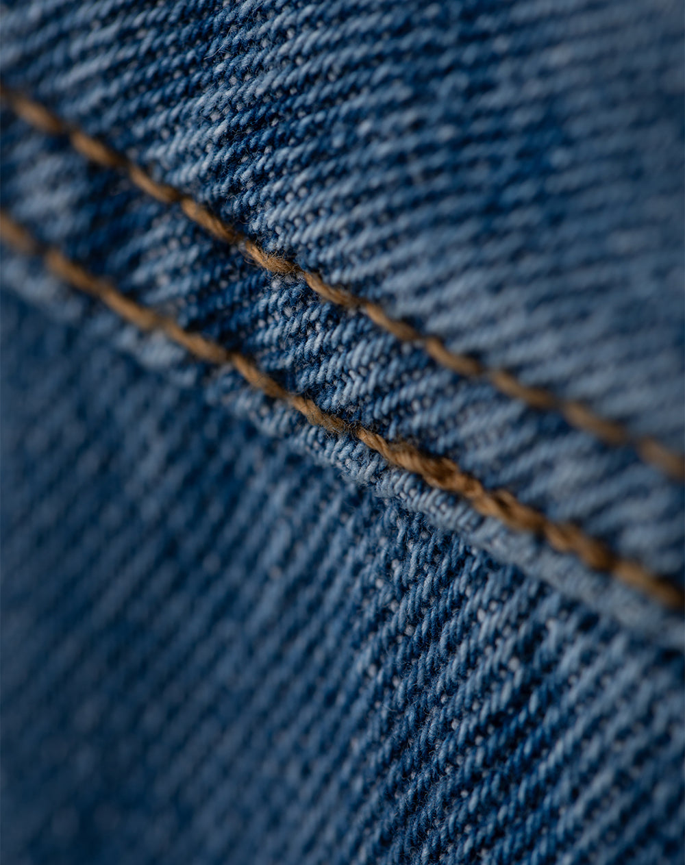 Jean Lufas mom fit fit tiro medio indigo