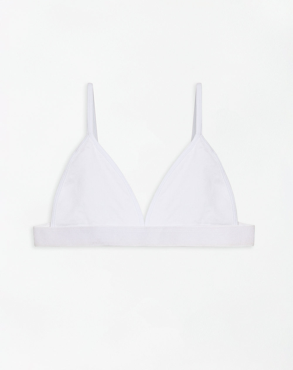 Top soporte medio blanco
