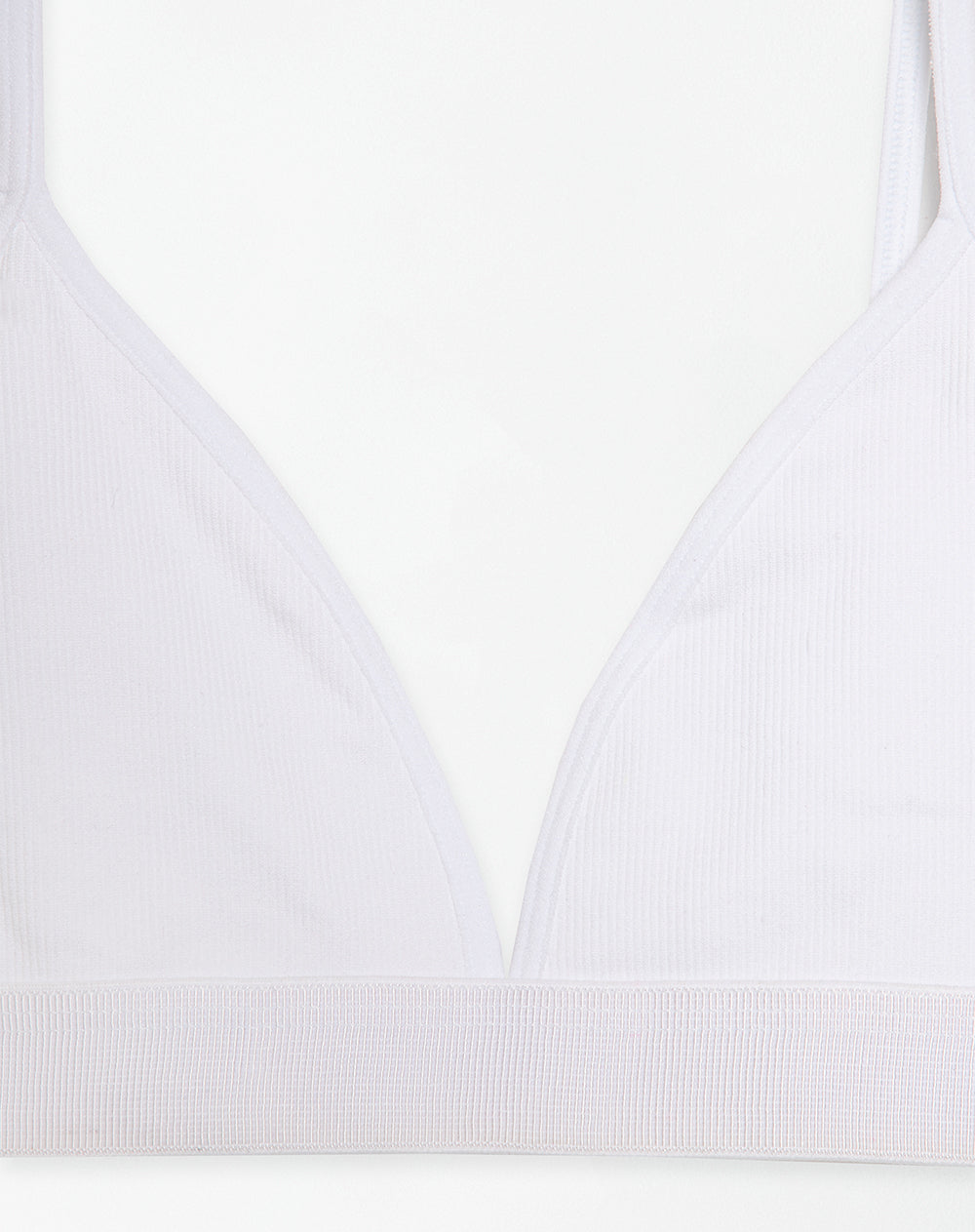 Top soporte medio blanco