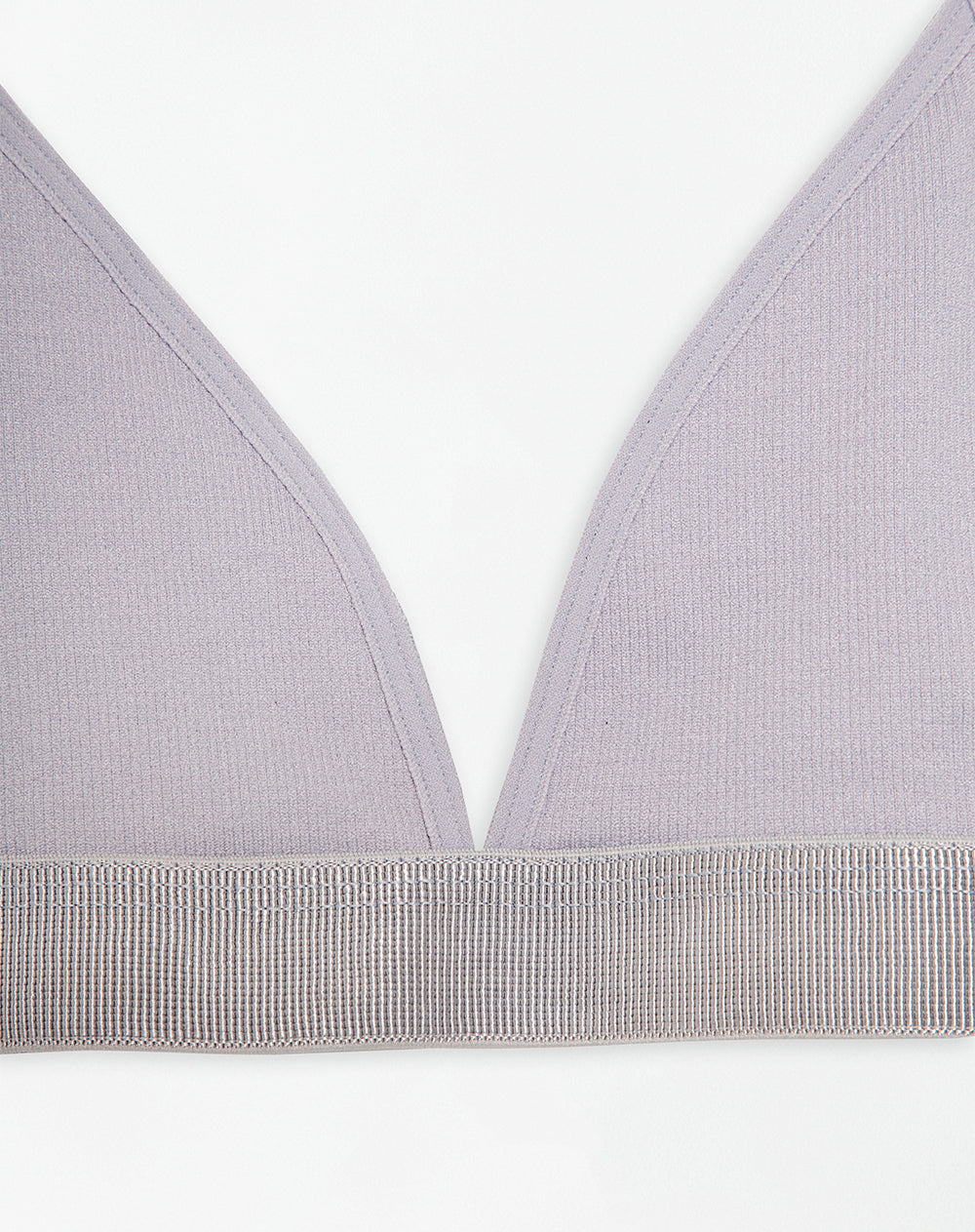 Top en tiras delgadas soporte medio gris