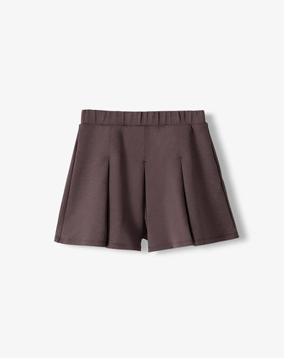 Short pantaloneta café niña