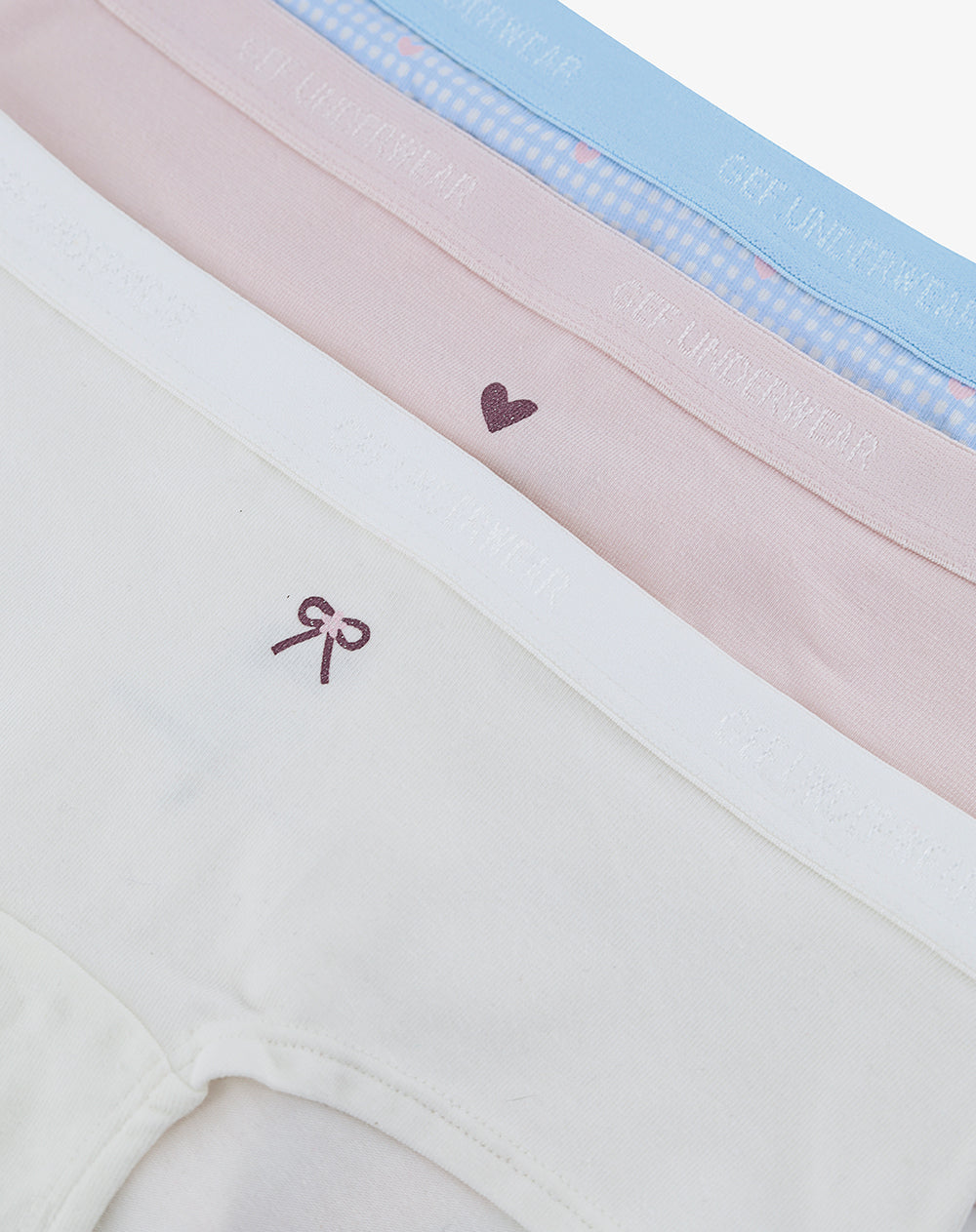 3 pantys clasico en punto tiro medio surtido