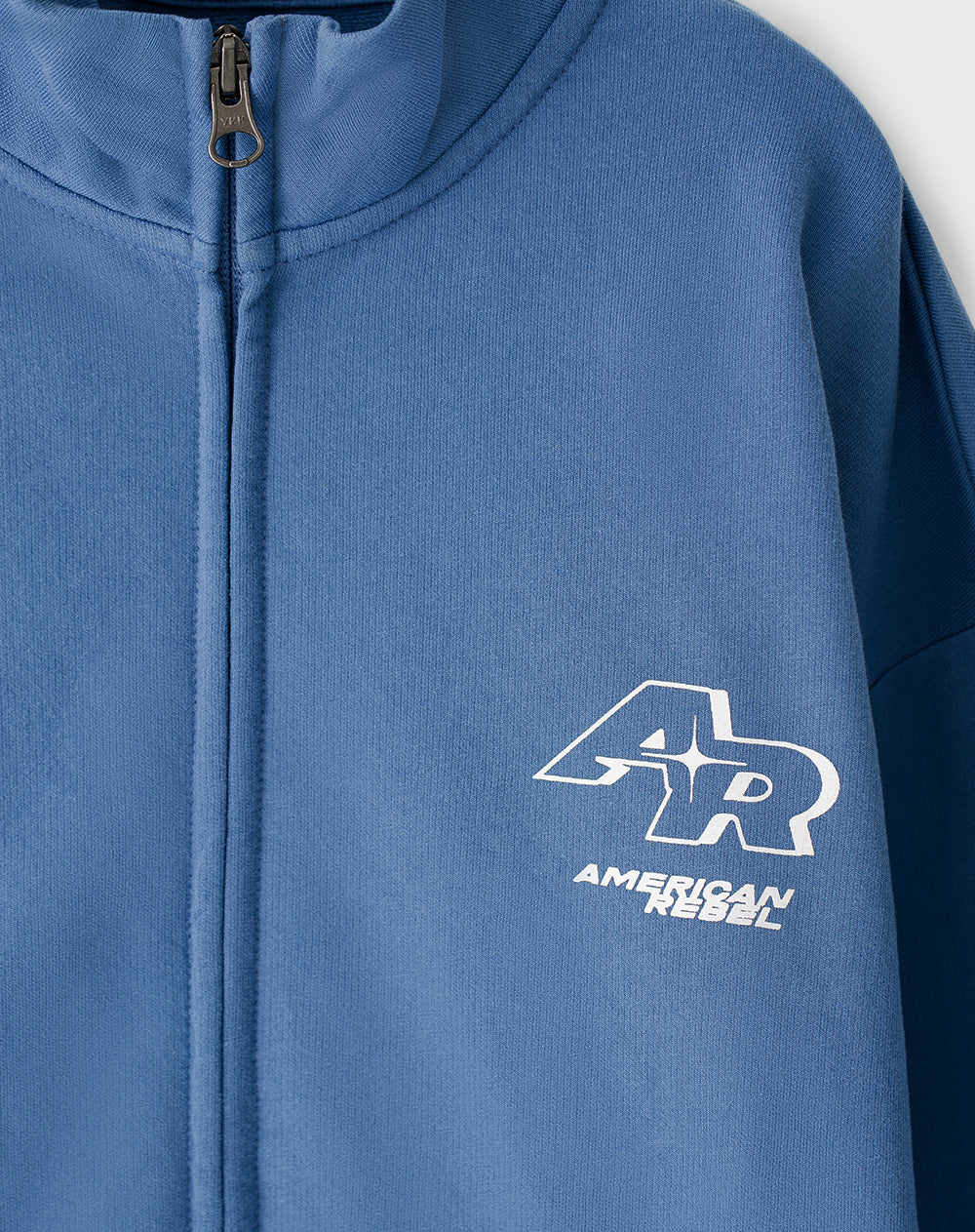 Chaqueta oregular algodón azul niño