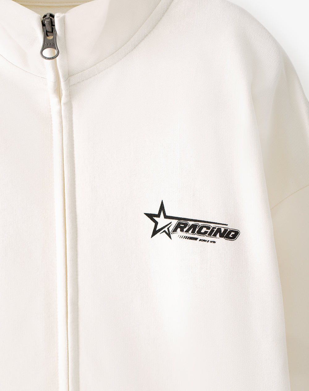 Chaqueta oregular algodón crudo niño