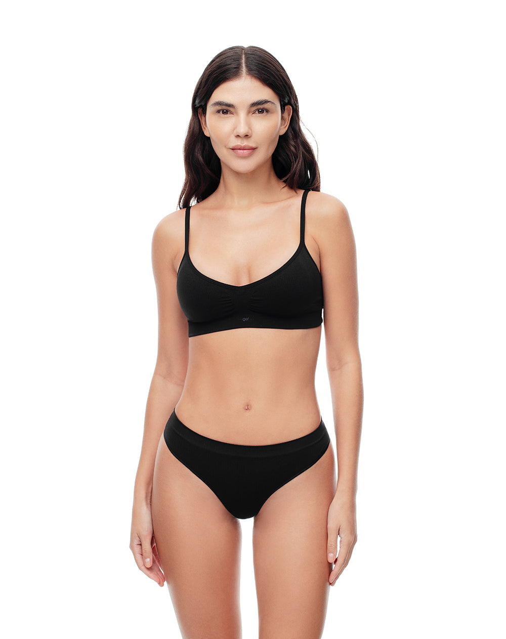 3 pantys brasilero en seamless tiro medio surtido