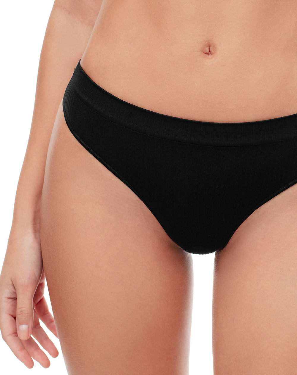 3 pantys brasilero en seamless tiro medio surtido