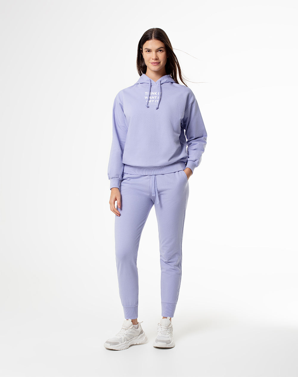 Buzo relaxed fit lavanda