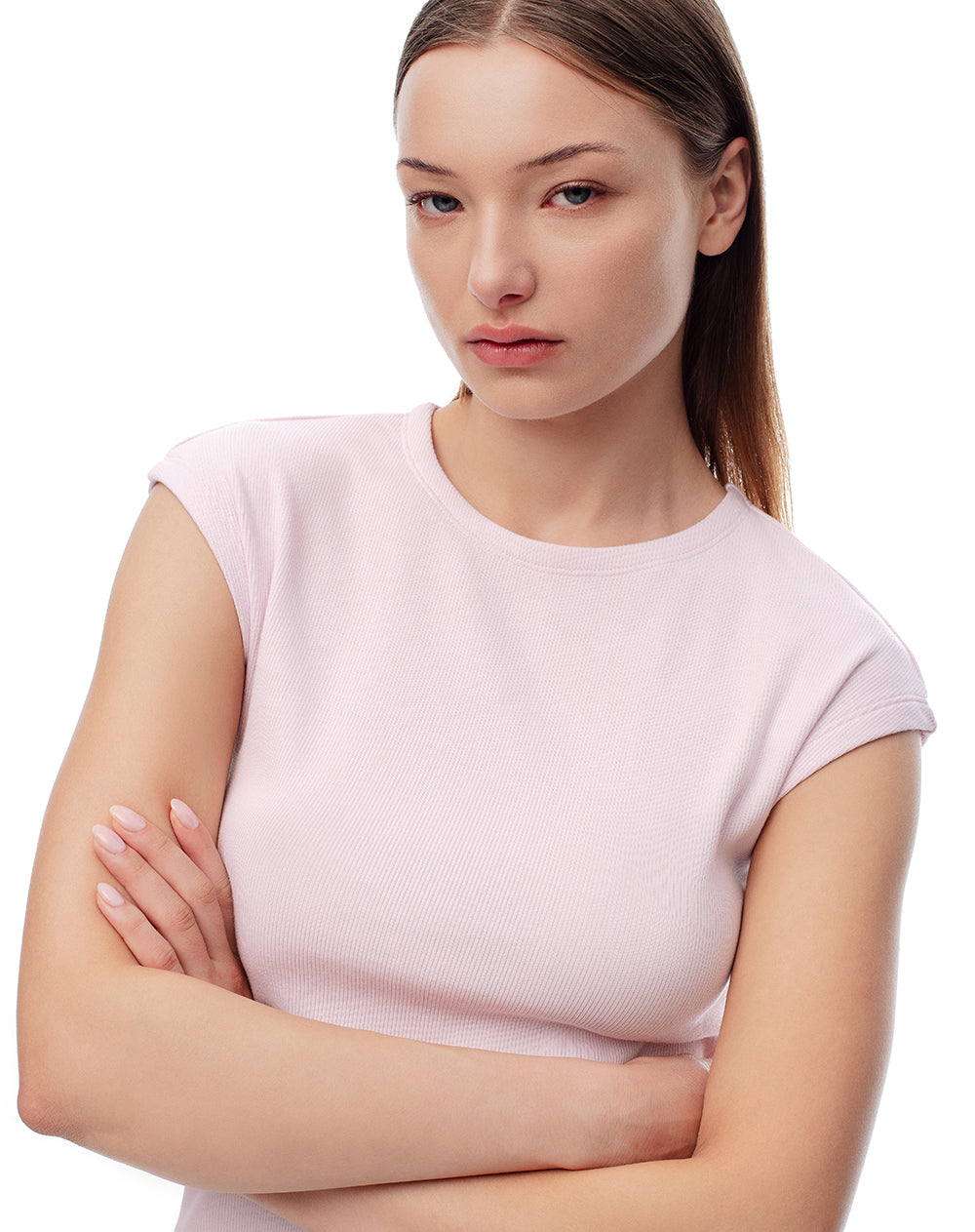 Camiseta relax rosado mujer