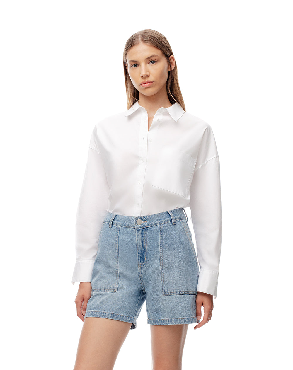 Short indigo medio
