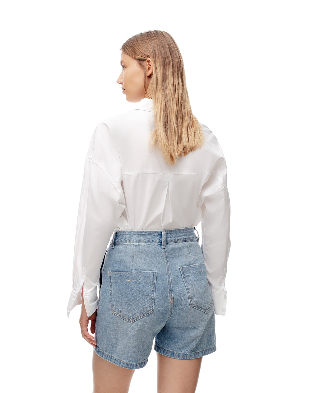 Short indigo medio