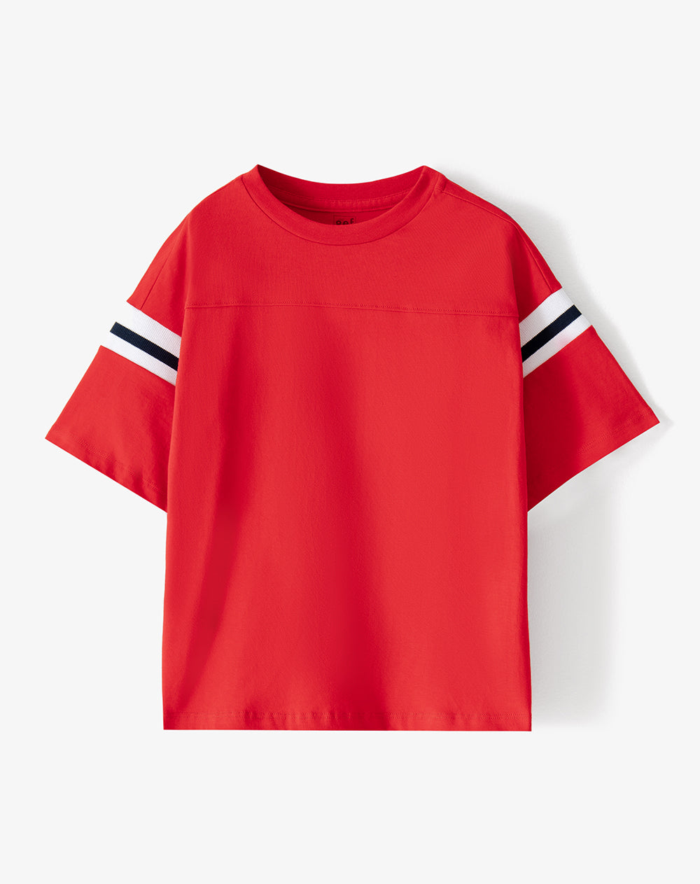 Camiseta regular fit manga corta roja