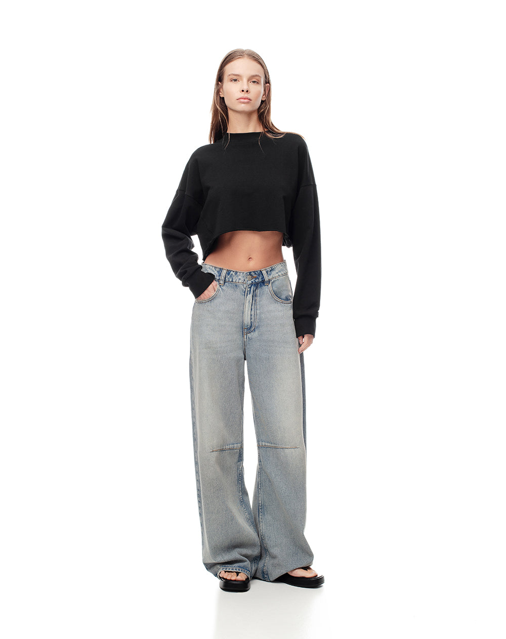 Buzo regular fit negro