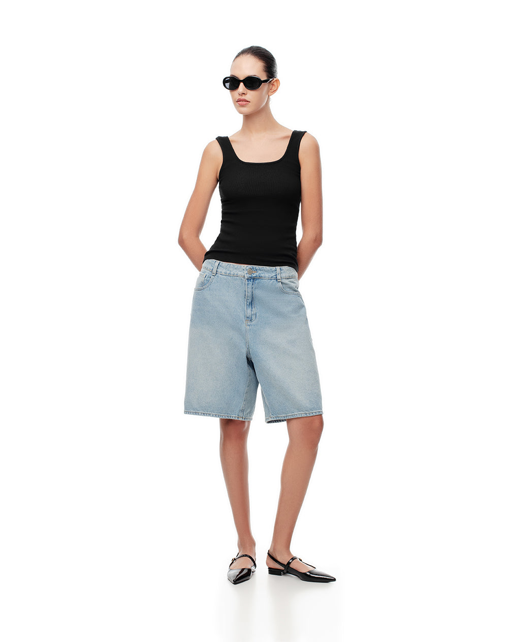 Camiseta Luti slim fit negra