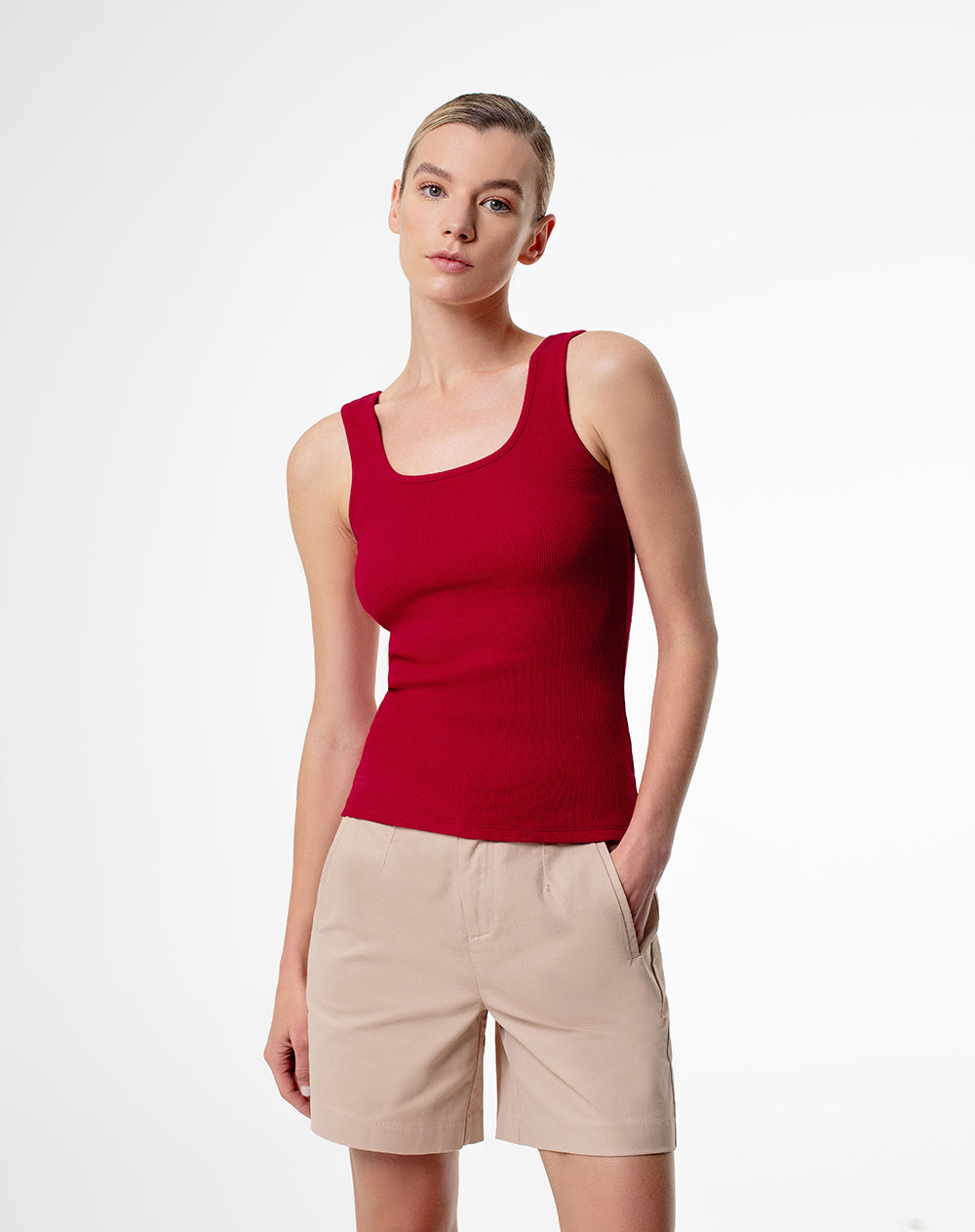 Camiseta Luti slim fit roja