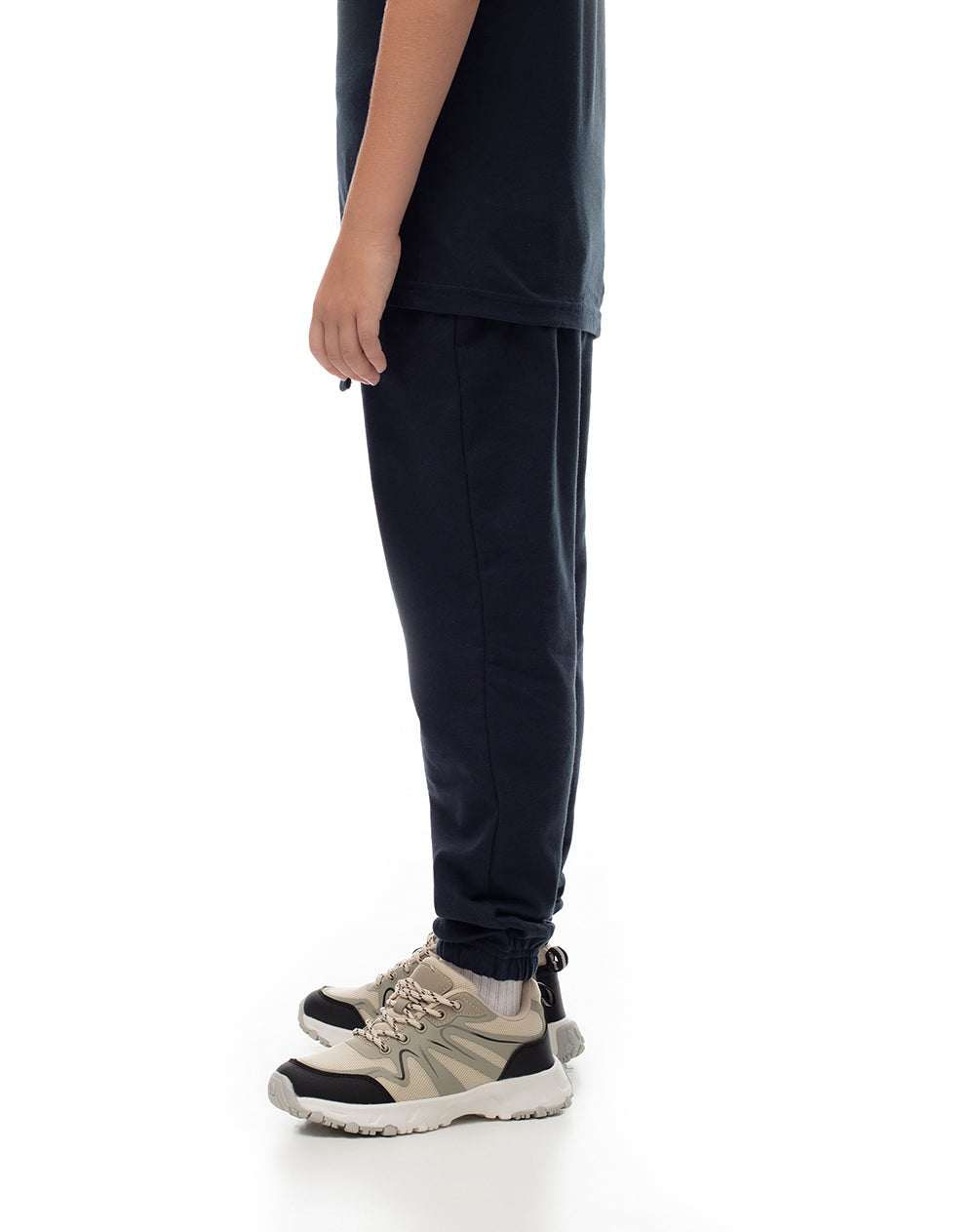 Jogger Luvan regular fit tiro medio azul