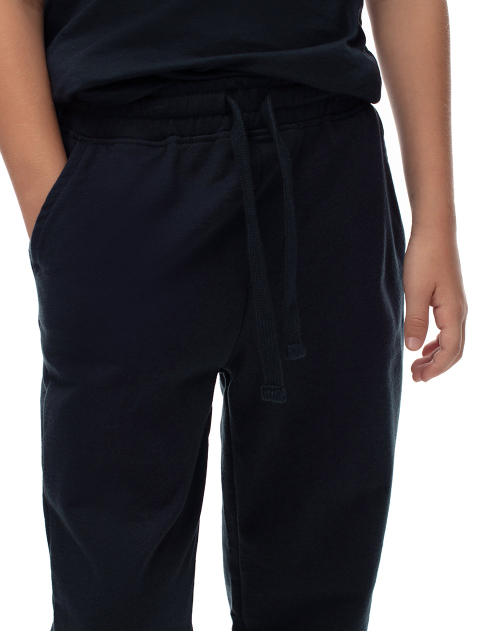 Jogger Luvan regular fit tiro medio azul