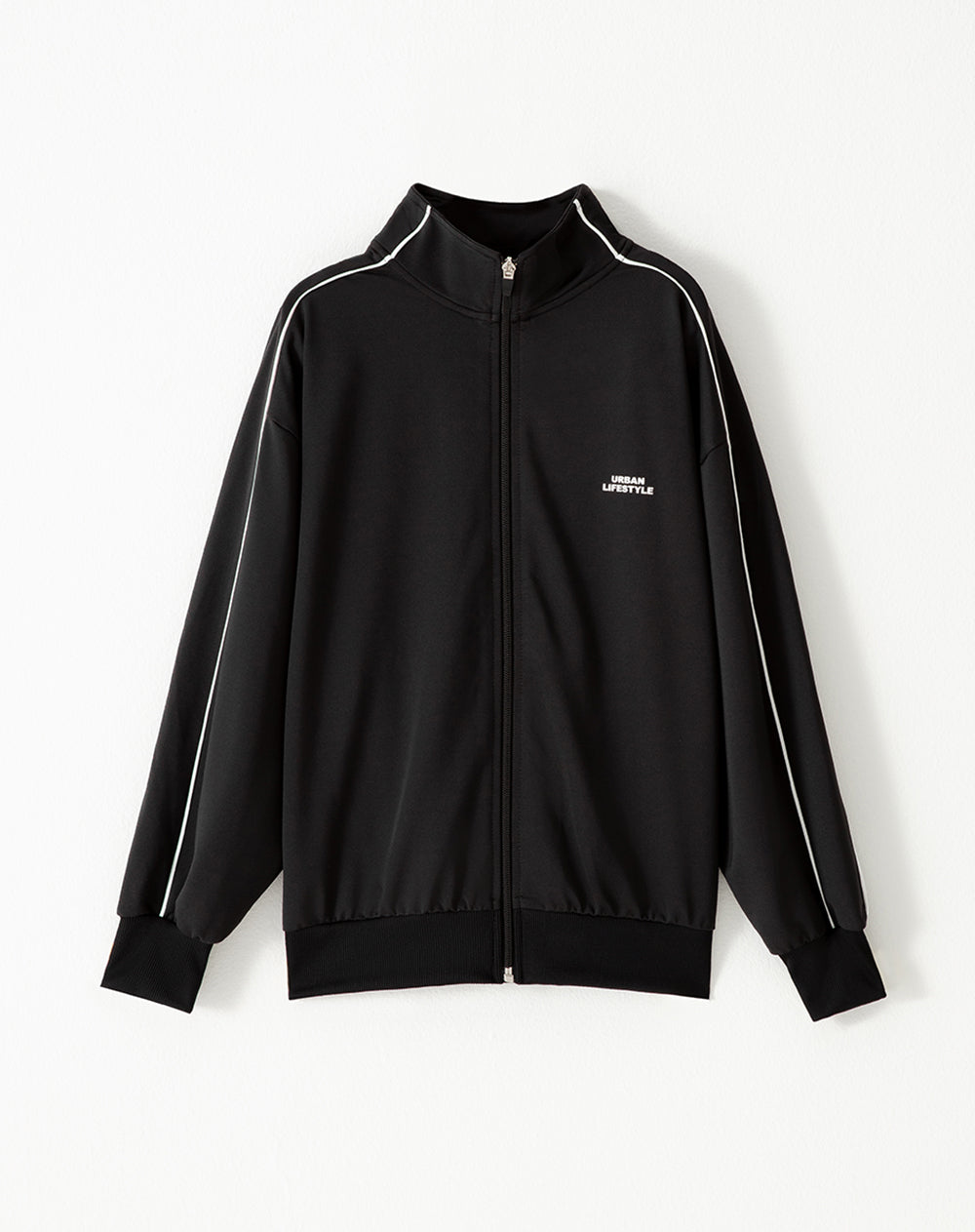 Chaqueta regular negra niño